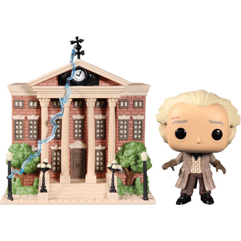 Image of Back to the Future - Doc with Clock Tower Pop! Town