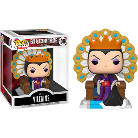 Image of Snow White and the Seven Dwarfs - Evil Queen on Throne Pop! Deluxe