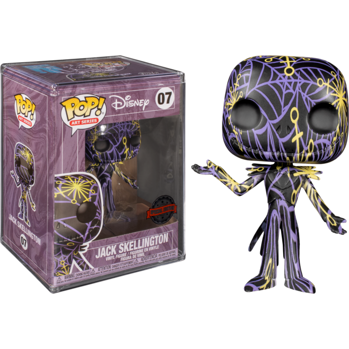 The Nightmare Before Christmas - Jack (Artist) Black & Yellow US Exc Pop! with Protector