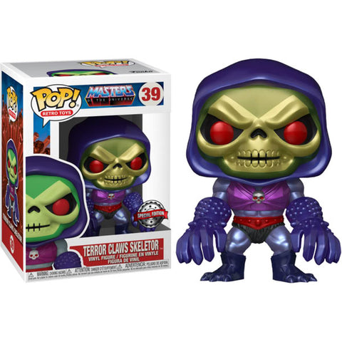 Image of Masters of the Universe - Skeletor with Terror Claws Metallic US Exclusive Pop! Vinyl