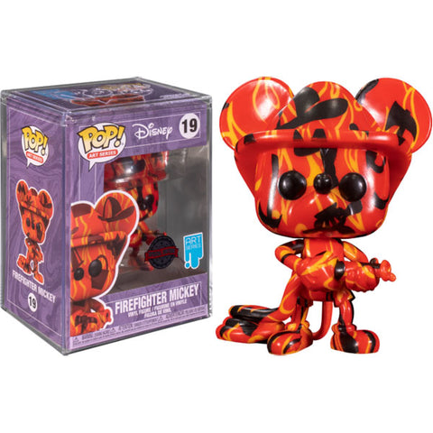 Image of Mickey Mouse - Firefighter (Artist) US Exclusive Pop! Vinyl