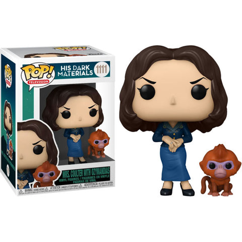 Image of His Dark Materials - Mrs Coulter with Daemon Pop! Vinyl