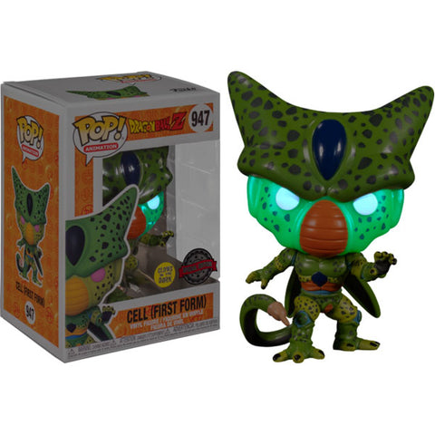 Image of Dragon Ball Z - Cell First Form Glow US Exclusive Pop! Vinyl