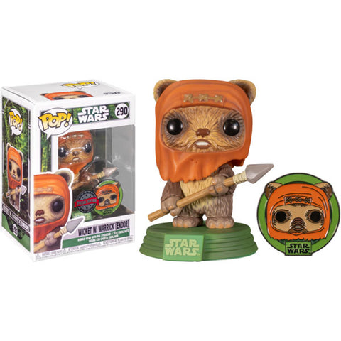 Image of Star Wars: Across the Galaxy - Wicket US Exclusive Pop! Vinyl with Pin