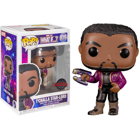 Image of What If - TChalla Star-Lord Unmasked US Exclusive Pop! Vinyl