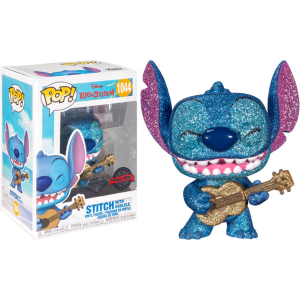 Lilo & Stitch - Stitch with Ukelele Diamond Glitter US Exclusive Pop! Vinyl