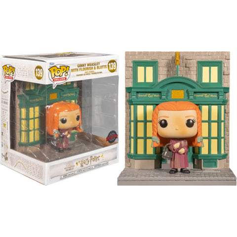 Image of Harry Potter - Ginny at Flourish & Blotts Diagon Alley US Exclusive Pop! Deluxe