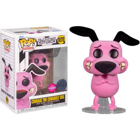 Courage the Cowardly Dog - Courage Flocked US Exclusive Pop! Vinyl