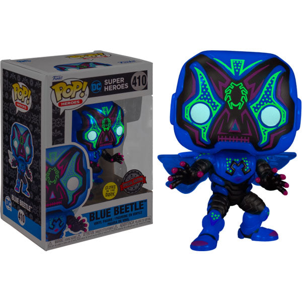 DC Comics - Blue Beetle Dia De Los DC Glow US Exclusive Pop! Vinyl