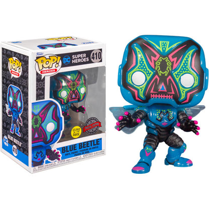 DC Comics - Blue Beetle Dia De Los DC Glow US Exclusive Pop! Vinyl