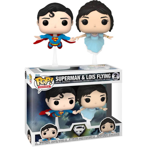 Image of Superman - Superman & Lois Flying US Exclusive Pop! Vinyl 2-Pack