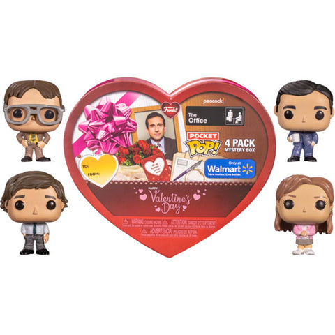 Image of The Office - Valentines Day US Exclusive Pocket Pop! 4-pack