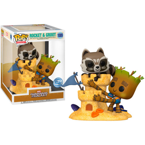 Image of Marvel - Rocket & Groot Beach Day US Exclusive Pop! Moment