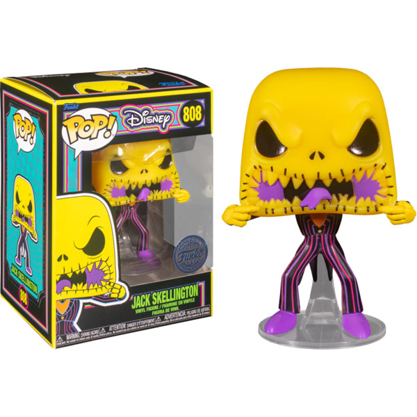 The Nightmare Before Christmas - Jack Scary Face Black Light US Exclusive Pop! Vinyl