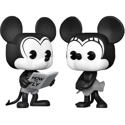 Image of Disney - Pilot Mickey & Minnie D23 US Exclusive Pop! Vinyl 2-Pack