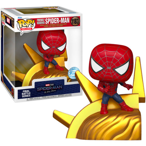 Image of Spider-Man: No Way Home - Neighbourhood Spider-Man Build-A-Scene US Exclusive Pop! Deluxe