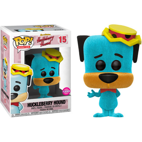 Image of Hanna Barbera - Huckleberry Hound Flocked US Exclusive Pop! Vinyl