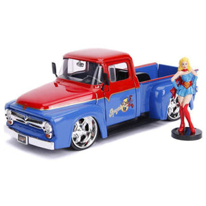 DC Bombshells - Supergirl 1956 Ford F100 1:24 Scale Hollywood Ride