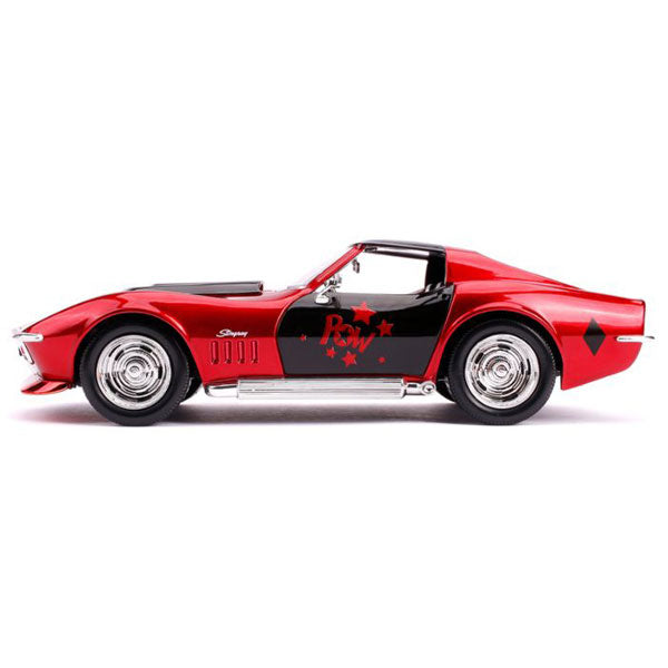 Batman - Harley Quinn 1969 Corvette 1:24 Scale Hollywood Ride