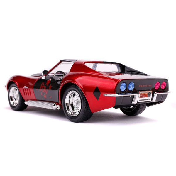 Batman - Harley Quinn 1969 Corvette 1:24 Scale Hollywood Ride
