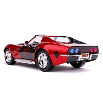 Batman - Harley Quinn 1969 Corvette 1:24 Scale Hollywood Ride
