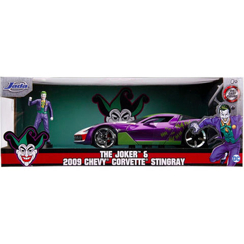 Image of Batman - Joker 2009 Corvette 1:24 Scale Hollywood Ride