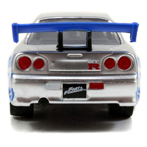 Image of Fast and Furious - Brian's Nissan GT-R 1:55 Scale Diecast Model Kit