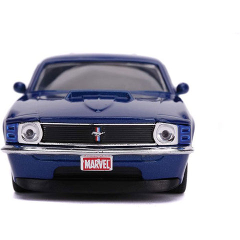 Image of Captain America - Winter Soldier 1970 Ford Mustang 1:32 Scale Hollywood Ride