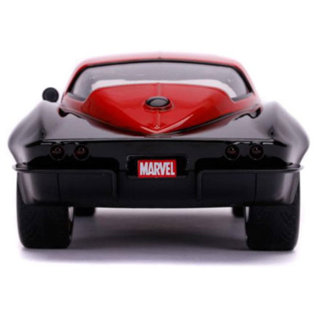 Avengers - Black Widow with 1966 Chevy Corvette 1:24 Scale Hollywood Ride