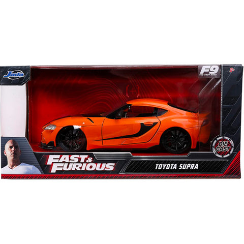 Image of Fate of the Furious - 2020 Toyota GR Supra Metallic Orange 1:24 Scale Hollywood Ride