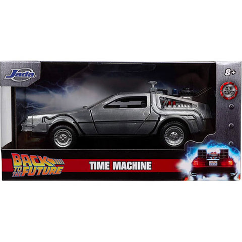 Back to the Future - DeLorean Time Machine Free Rolling 1:32 Scale Hollywood Ride