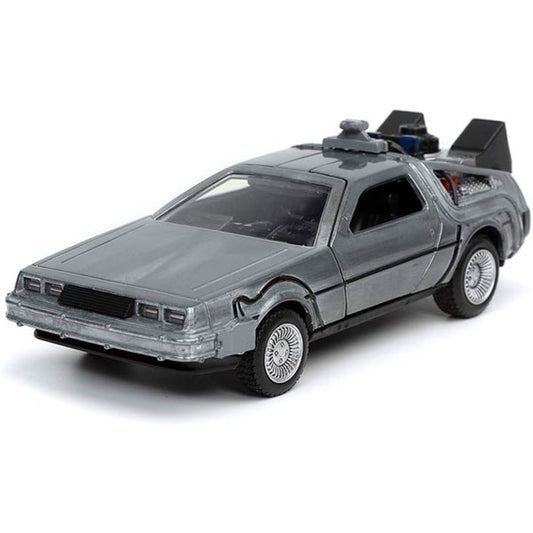 Back to the Future - DeLorean Time Machine Free Rolling 1:32 Scale Hollywood Ride