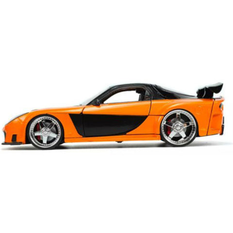 Image of Fast and the Furious: Tokyo Drift - Han & 1995 Mazda RX-7 Widebody Metals 1/24th Scale