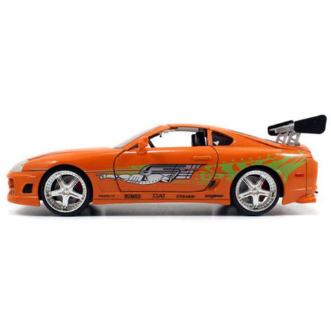 Image of Fast and Furious - 1995 Brian's Toyota Supra Orange 1:24 Scale Hollywood Ride