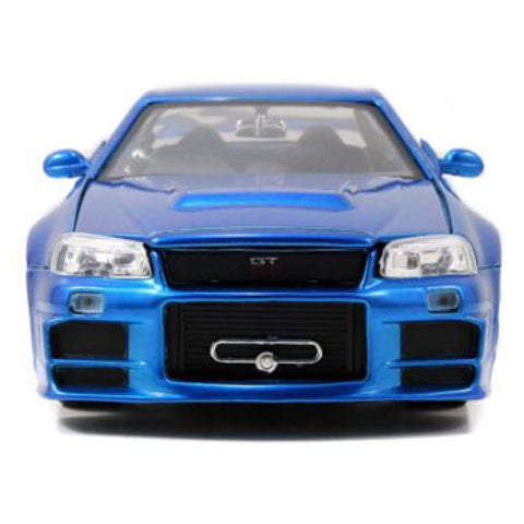 Image of Fast and Furious - 2002 Nissan Skyline GT-R R34 1:24 Scale Hollywood Ride