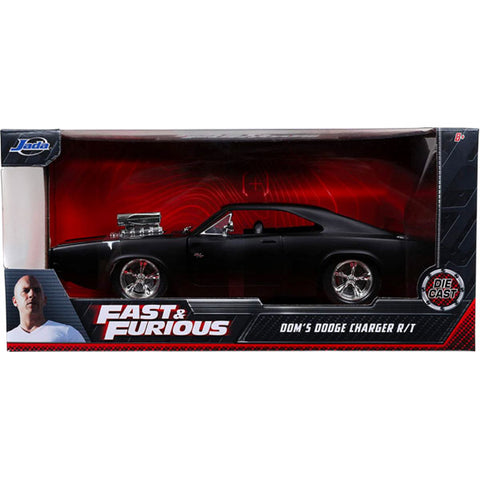 Image of Fast & Furious - 1970 Dom's Dodge Charger R/T 1:24 Scale Hollywood Ride
