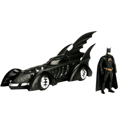 Image of Batman Forever - Batmobile with Batman 1:24 Scale