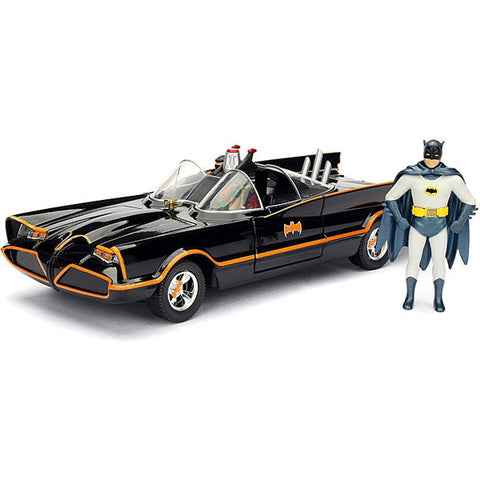 Image of Batman (1966) - Batmobile 1:24 with Batman & Robin