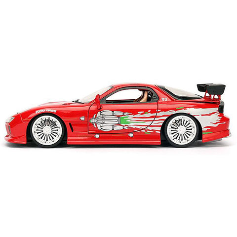 Image of Fast and Furious - 1993 Dom's Mazda RX-7 1:24 Scale Hollywood Ride