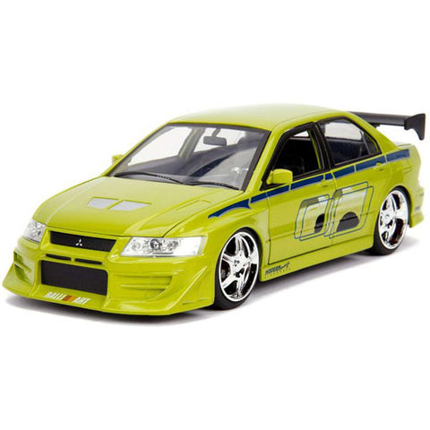 Image of Fast & Furious - Brians 2002 Mitsubishi Lancer Evolution VII 1:24 Scale Hollywood Ride