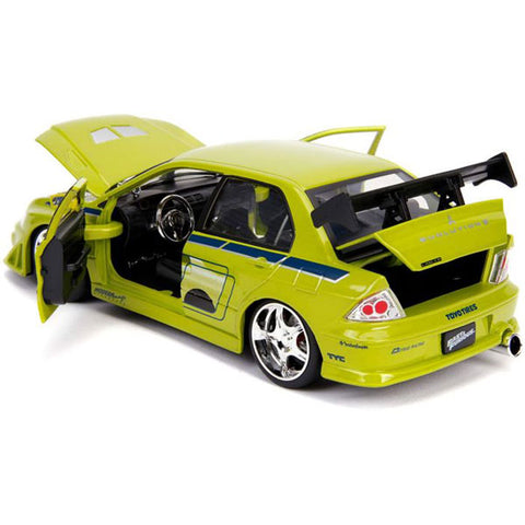 Image of Fast & Furious - Brians 2002 Mitsubishi Lancer Evolution VII 1:24 Scale Hollywood Ride