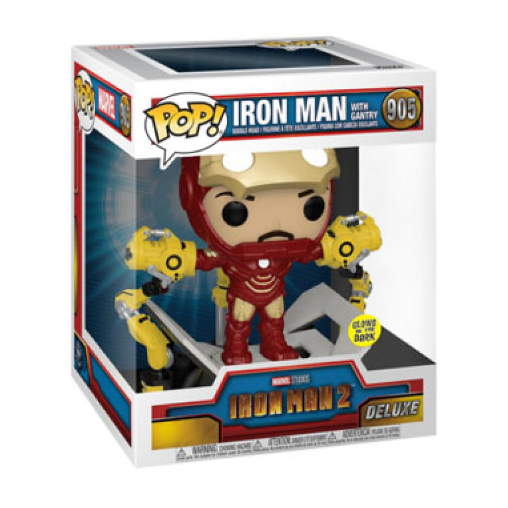 Iron Man 2 - Iron Man Mark IV with Gantry Metallic Pop! Deluxe