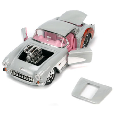Image of Looney Tunes - Bugs Bunny & 1957 Chevrolet Corvette 1:24 Scale Hollywood Ride