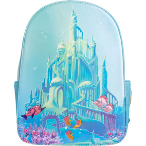 Loungefly - The Little Mermaid (1989) - Castle Snap Flap US Exclusive Mini Backpack