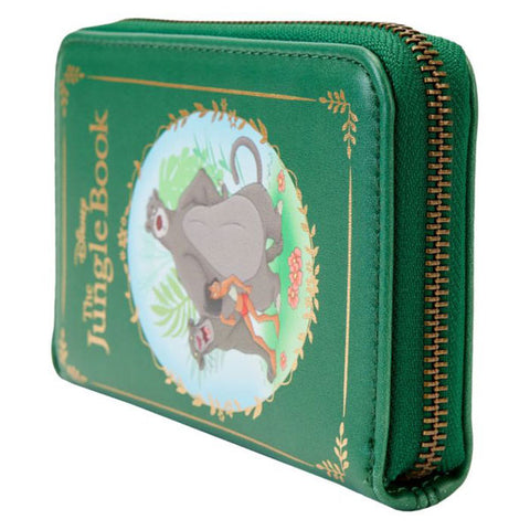 Image of Loungefly - Jungle Book - Book Cover Zip Around Wallet