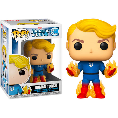 Image of Fantastic Four - Human Torch with Flames US Exclusive Pop! Vinyl