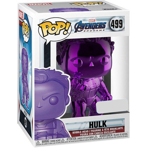 Image of Avengers 4: Endgame - Hulk Purple Chrome US Exclusive Pop! Vinyl