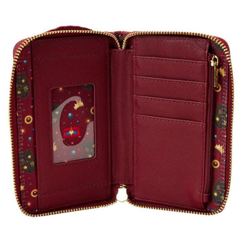 Image of Loungefly - Snow White (1937) - Evil Queen Throne Zip Around Wallet