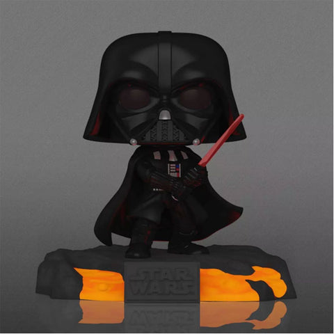 Image of Star Wars - Red Saber Series Darth Vader Glow US Exclusive Deluxe Pop! Vinyl