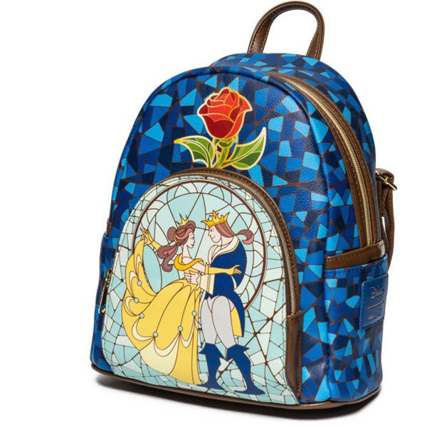 Loungefly - Beauty and the Beast - Stain Glass US Exclusive Mini Backpack
